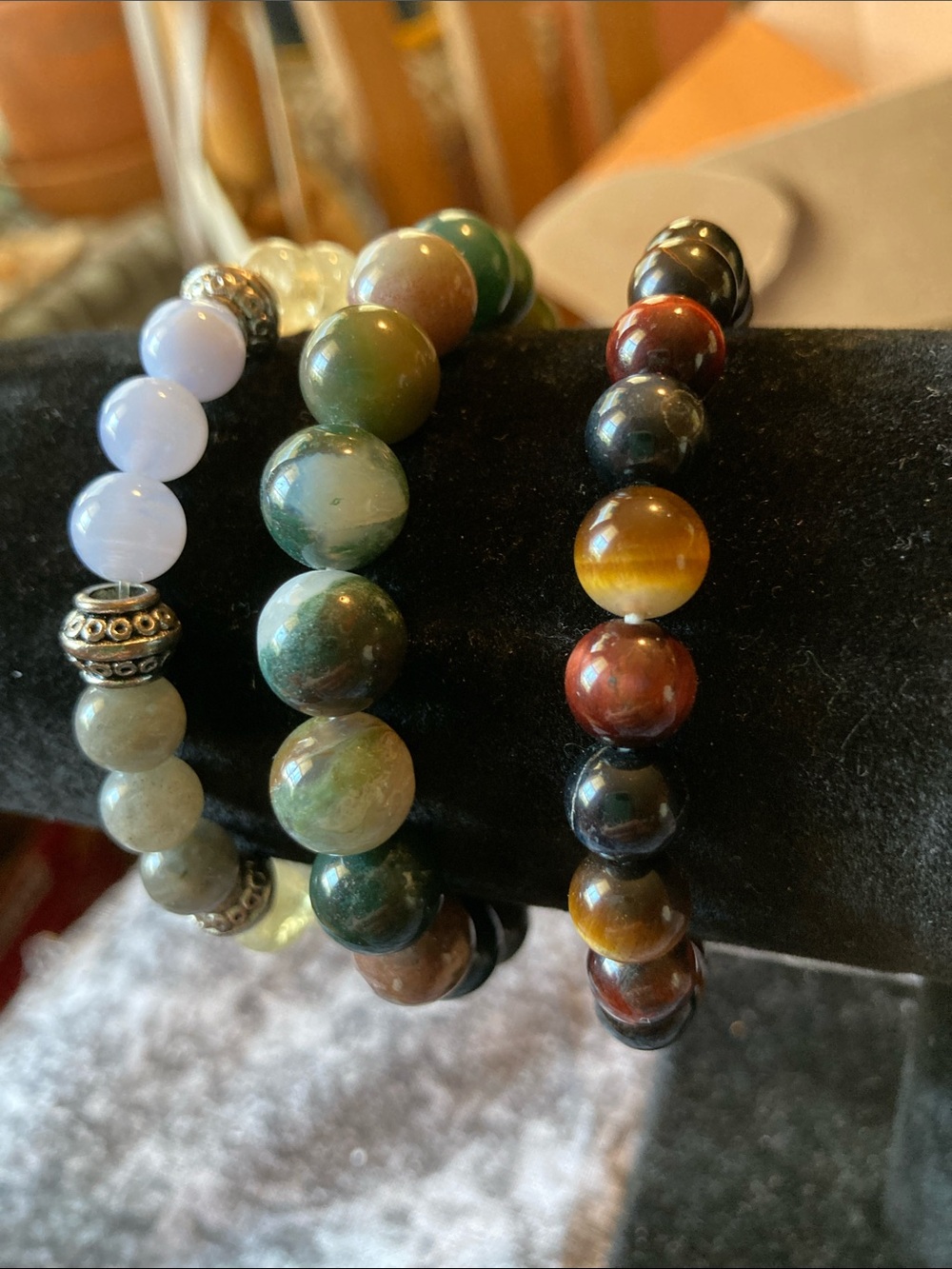 Gorgeous Trip Stone Bracelet Lot